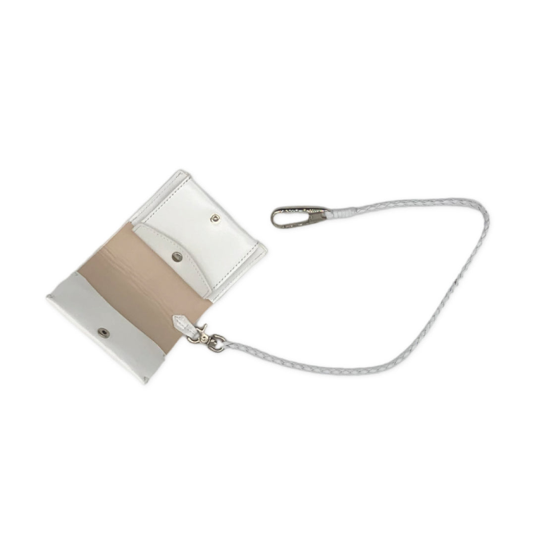compact wallet with Leather strap【AC023-010】