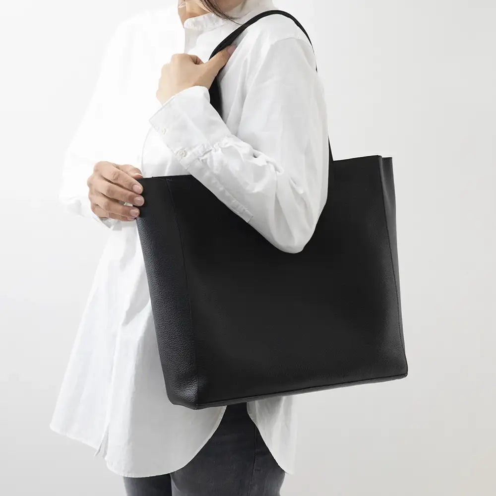 Shrink Leather Tote Bag L【LB023-004】