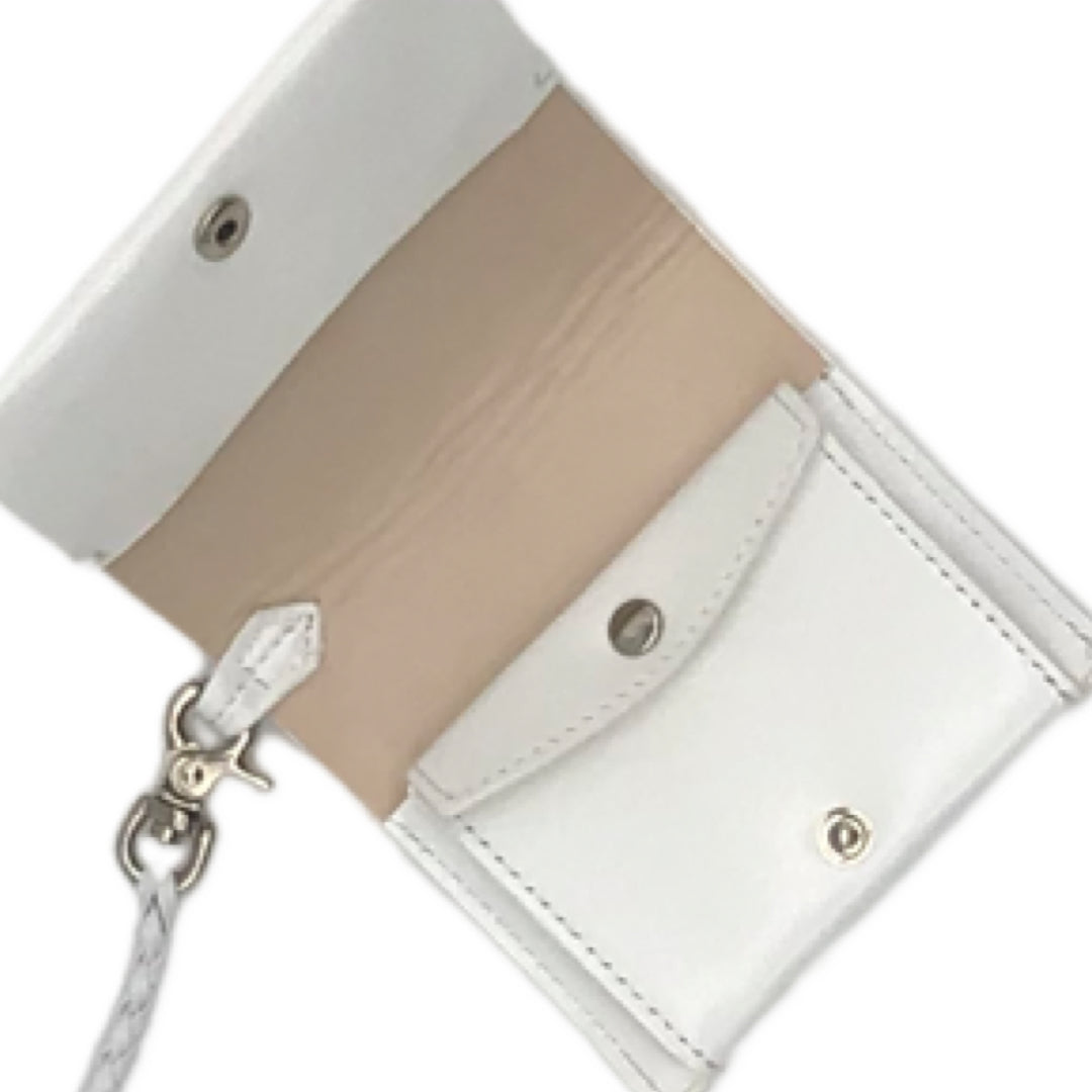 compact wallet with Leather strap【AC023-010】
