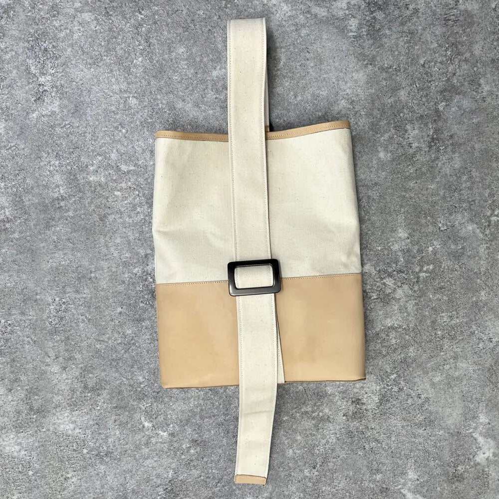 3Way Canvas / Leather Shoulder Bag【LB023-008】