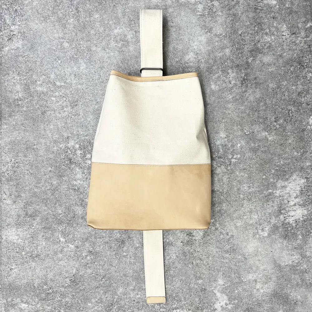 3Way Canvas / Leather Shoulder Bag【LB023-008】