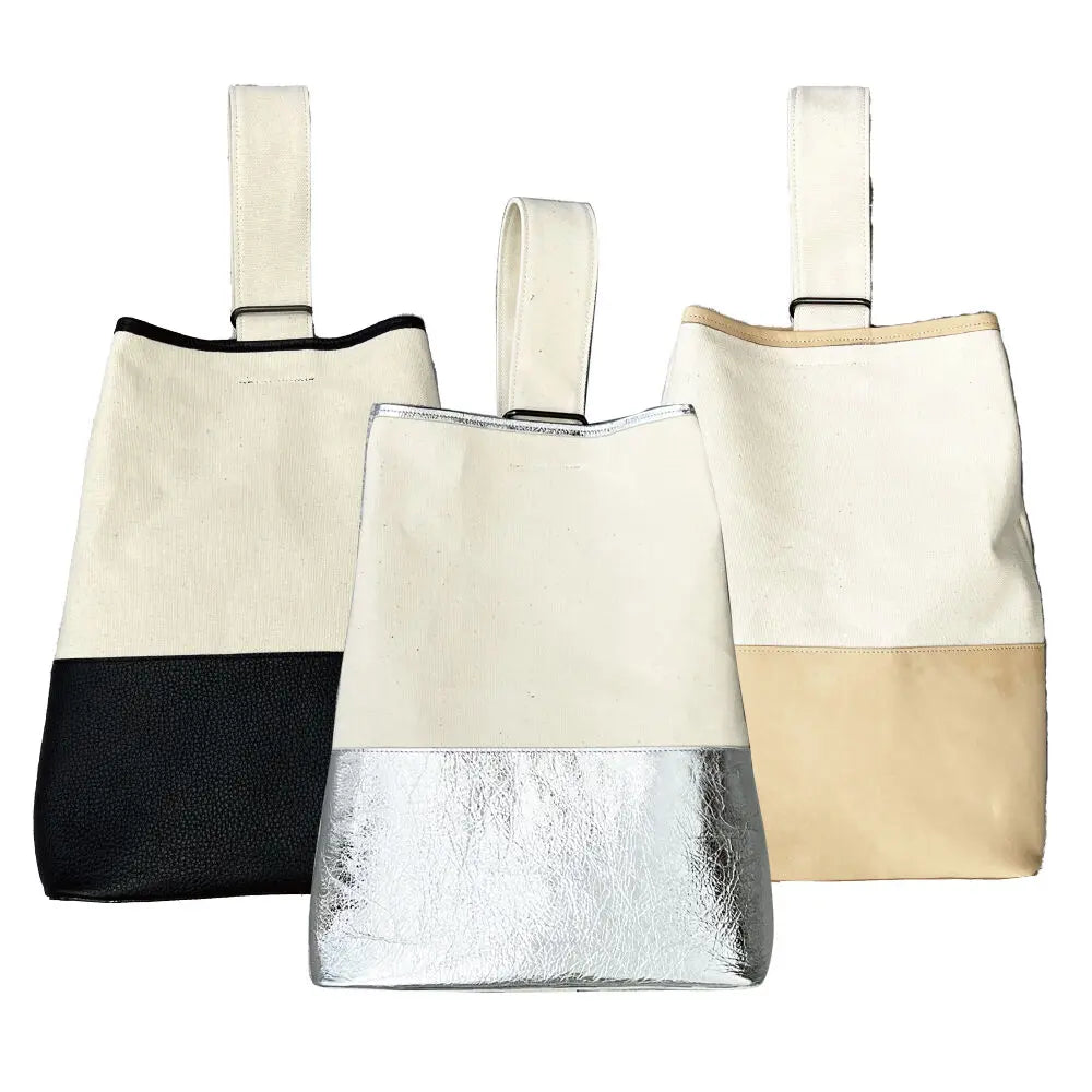 3Way Canvas / Leather Shoulder Bag【LB023-008】