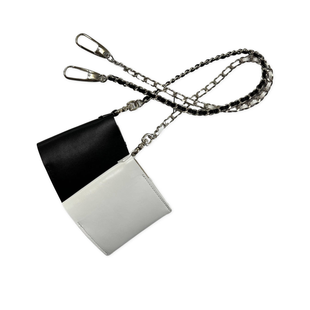 compact wallet with Leather strap【AC023-010】
