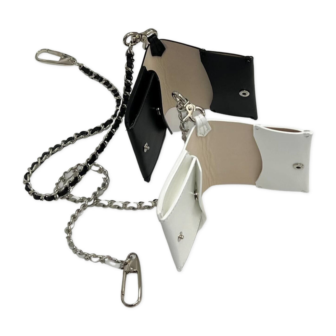 compact wallet with Leather strap【AC023-010】