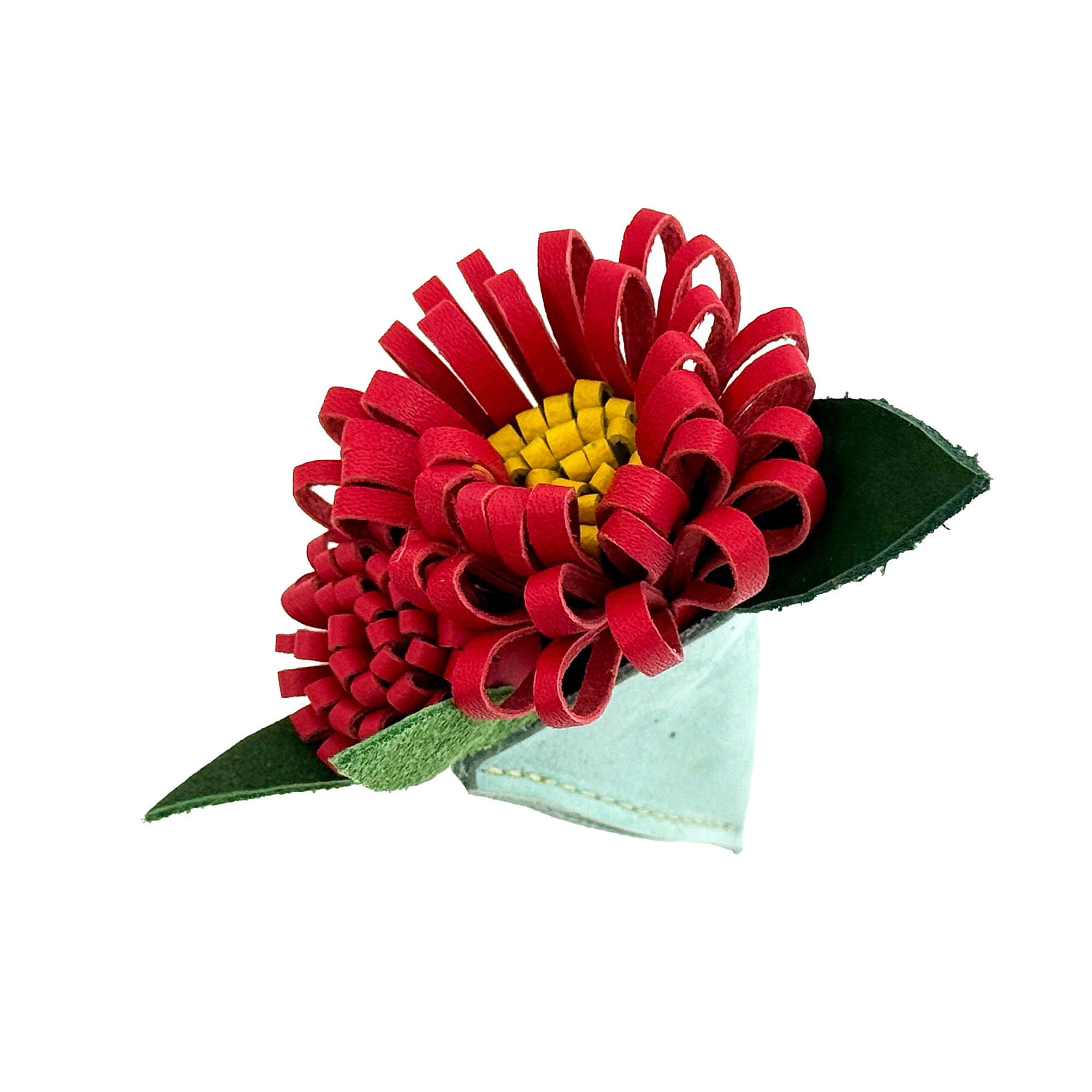 Leather Bouquet Mini Charm
