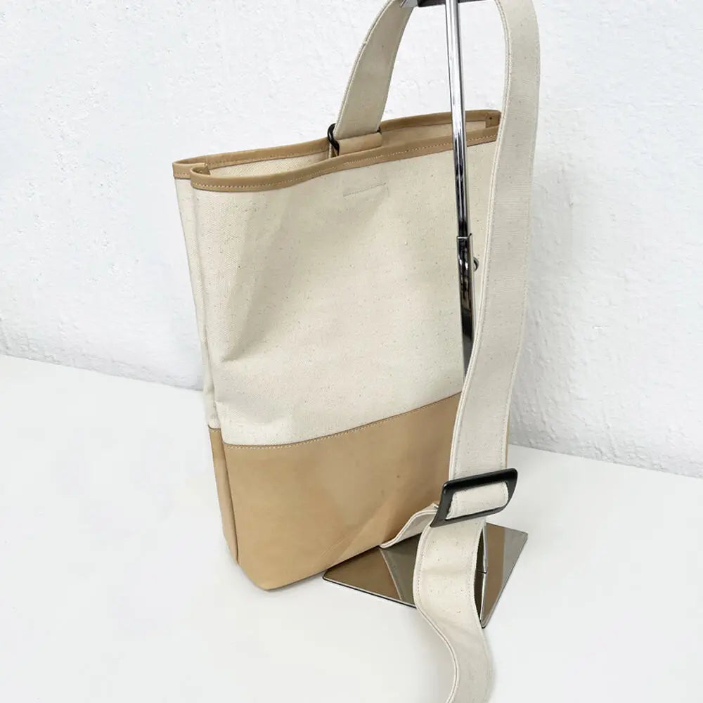 3Way Canvas / Leather Shoulder Bag【LB023-008】