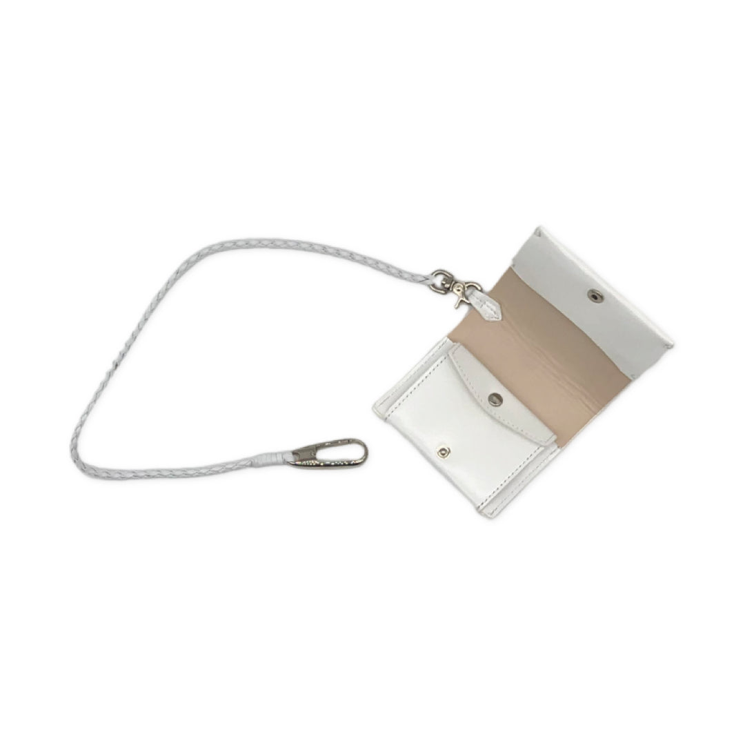 compact wallet with Leather strap【AC023-010】