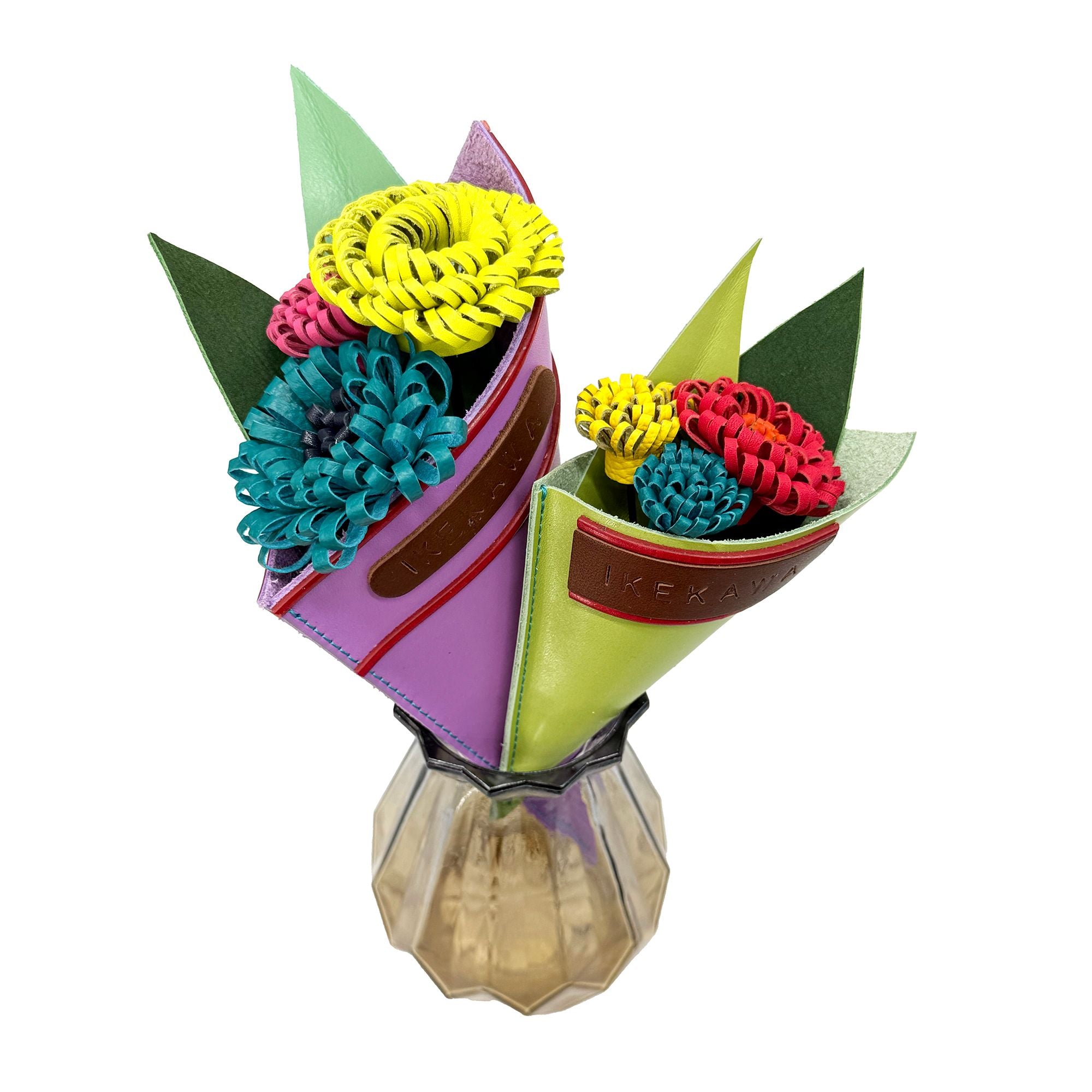 Leather Bouquet Mini Charm